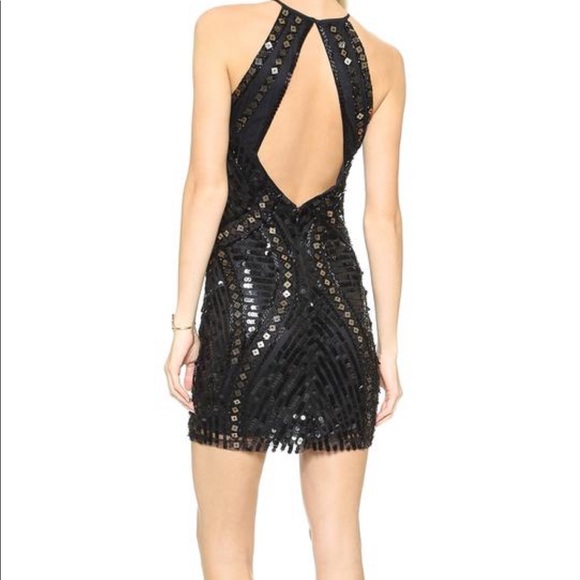 Parker Black Sequin Dress XS 🆕 - Picture 2 of 8